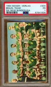 1964 Sicker-Verlag Brazil Team Die Neue Bundesliga PSA PR1 Pele  - Picture 1 of 2
