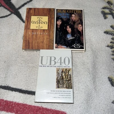 Alternative Single Cassette 3 Tape Lot UB40 Slaughter Blessid Union Of Souls - Image 1 of 4