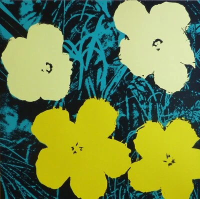 Andy Warhol (Mohnblume) Blumen 11,72 Siebdruck Pop Art Sonntag B Morgen COA - Bild 1 von 3
