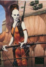 Star Wars Galaxy 2018 Green Base Card #3 Aurra Sing on Tatooine - Darrin Pepe