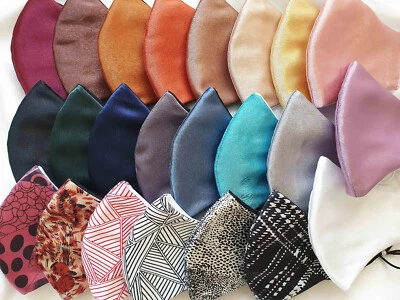 Washable Reusable Face Mask, Silk Satin Face Mask, High Quality Dust Mask,U.K. - Image 1 of 4