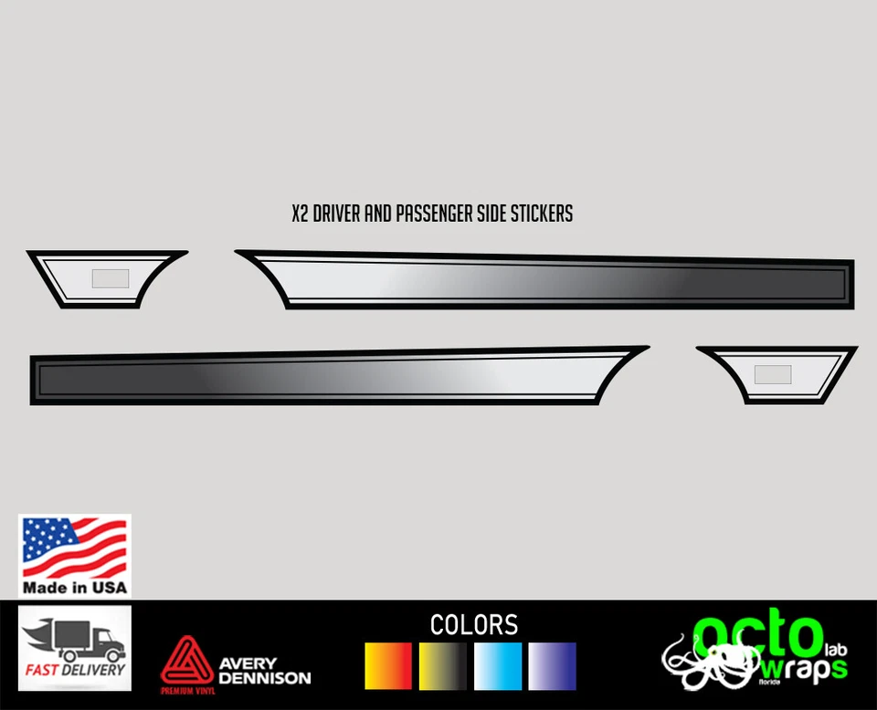 Подходит для Ford Torino GT fastback боковые двери наклейка полоски эмблема детали шины - Изображение 1 из 3