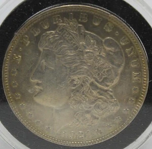 1921  P Morgan Silver Dollar  - Picture 1 of 4