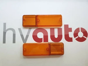 Satz Blinkerglas Stoßstange Blinker glass indicator Lancia Delta Integrale neu - Picture 1 of 5