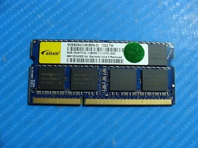CyberPowerPC MS-1771 ELIXIR 8GB PC3L-12800S Memory RAM SO-DIMM M2S8G64CC8HB5N-DI - Image 1 of 2