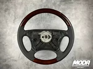 Mercedes W210 00-02 E CLK G Steering Wheel Burl Walnut Wood - Picture 1 of 6