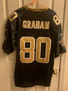 VTG Jimmy Graham New Orleans Saints On Field Reebok NFL Stitched Jersey Men's 54 - Picture 1 of 9
