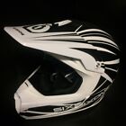 SixSixOne 661 Adult Mens Youth Fenix Shards Helmet White MX ATV Off Road Riding