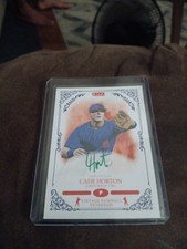 Onyx Vintage Extended Base 2022 CADE HORTON Autographed #'d /50 P