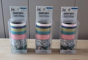 Maggie Holmes Sunny Days WASHI BANDSPULEN #350809 Menge 3 Packungen - Bild 1 von 3