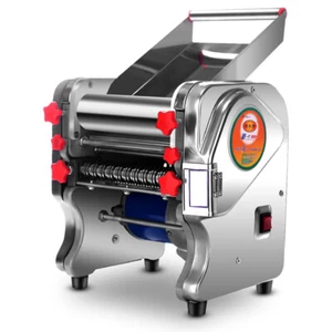 Automatische Edelstahl Nudelmaschine Kommerzielle Elektrische Teigroller Maschine - Bild 1 von 6