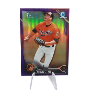 2016 Bowman Chrome 1st Trey Mancini Purple Refractor RC /250 Orioles - Picture 1 of 3