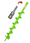 WERHE Erdbohrer für bohrmaschine mit SDS Plus adapter ⌀120 mm, 80cm länge