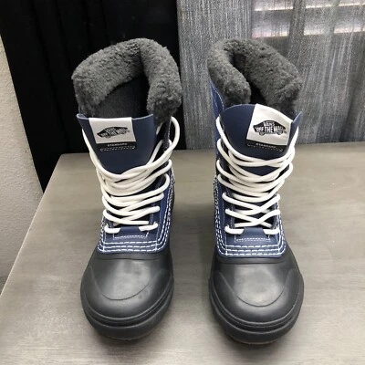 Vans Standard Snow MTE Off The Wall Botas de Nieve Azul Negro Hombres 6 Mujeres 7.5 Foto 1 de 4