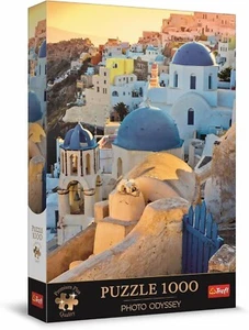 NEW Trefl Jigsaw Puzzle 1000 Pieces 10853 Town of Oia, Santorini - Imagen 1 de 2