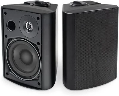 Herdio 1 Pair Bluetooth Outdoor Speakers Waterproof Wall Mount Loudspeakers 400W - image 1 of 4