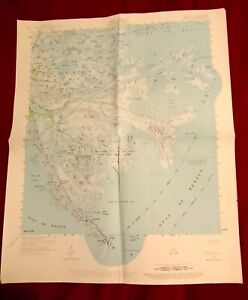 Vintage East Delta Louisiana 1958 Original USGS Topo Map Plaquemines Parish