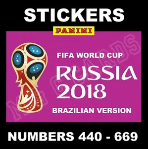Pegatinas Panini 2018 Copa Mundial de Fútbol Brasileño ROJO/ROSA ESPALDA #440 - 669 - Imagen 1 de 4