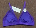 Marks and Spencer Purple Non-wired Padded Bralette Bra Size S 8/10 M 12/14