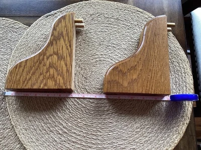 Набор из 2 декоративных полочных кронштейнов Oak Wooden Corbel - Изображение 1 из 4