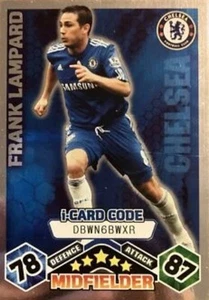 Topps Match Attax 2009/10 09/10 Frank Lampard Foil Premier League Chelsea - Picture 1 of 2