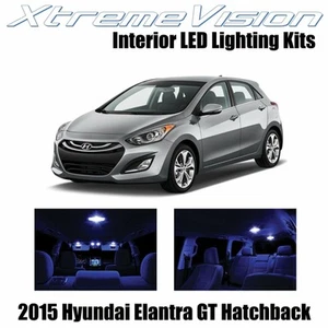 XtremeVision Interior LED for Hyundai Elantra GT 2015+ (9 PCS) Blue - Picture 1 of 9