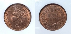 1878 Indian Head Cent 1c NGC MS 64 RB - Picture 1 of 9