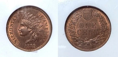1878 Indian Head Cent 1c NGC MS 64 RB - Image 1 of 4
