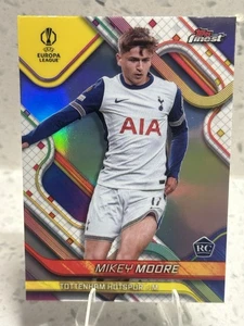 2024/25 TOPPS FINEST UEFA UCC Holo MIKEY MOORE RC HOTSPUR #59 - Picture 1 of 2