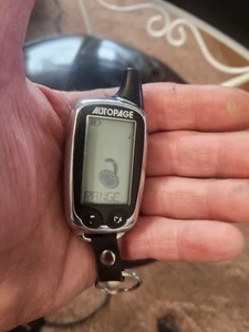 AUTOPAGE 2-WAY LCD REMOTE START FOB ALARM TRANSMITTER H5OTR30 XT-74LCD Used - Picture 1 of 7