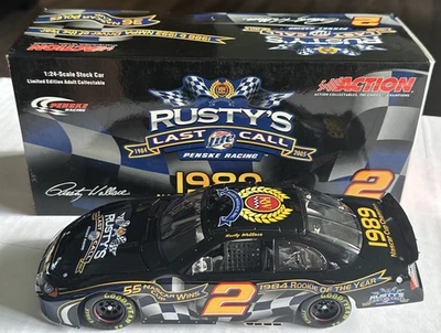 Action #2 Rusty Wallace Rusty’s Last Call Announcement Car 2004 Intrepid 1:24 - Image 1 of 4