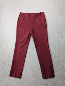 Chicos So Slimming 360 Juliet Slim Leg Pants Size 00R 2/XS Red Cranberry Spice - Picture 1 of 16