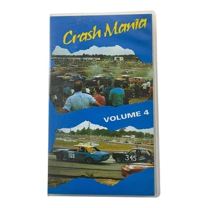 Crash Mania Volume 4 VHS Vintage Demolition Derby Racing Video Tape 1990s - Bild 1 von 3