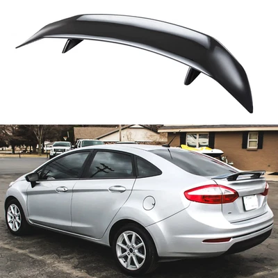 Glossy Black 46" Car Rear Trunk Spoiler Lip Wing Racing For Ford Fiesta Foto 1 de 4