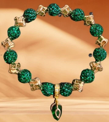 Damen Armband💫Damen Perlenarmband 24 Karat vergoldete Perlen Damen Schmuck - Bild 1 von 2