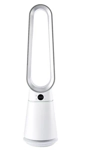 Silvercrest 38" Bladeless Tower Fan LED display 20 Speed 120° Floor White - Picture 1 of 4