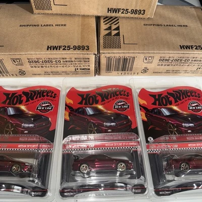Hot Wheels Nissan Skyline GTR R34 BNR34 Red - RLC sELECTIONs Red Line Club 2024 - Image 1 of 4