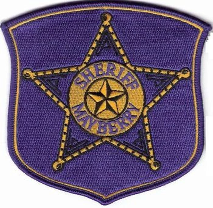 PARCHE ANDY GRIFFITH MAYBERRY SHERIFF - MAYO02 Foto 1 de 1