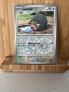 Pokemon Tcg Scarlet & Violet Paldean Fates Lechonk Reverse Holo 071/091 *MINT* - Picture 1 of 1