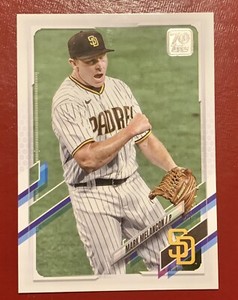 /300 MARK MELANCON - 2021 Topps Update - Advanced Stats - Card #US176 - PADRES