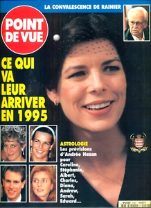 POINT DE VUE 1994 No 2420 CAROLINE DE  MONACO, RAINIER, DIANA, SIR GEORG SOLTI - Bild 1 von 9