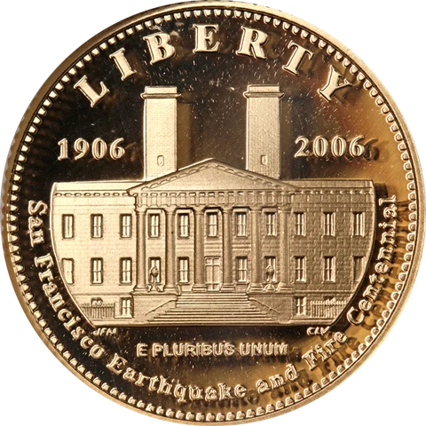 2006-S San Francisco Old Mint Commemorative Gold $5 NGC PF70 Ultra Cameo Cover