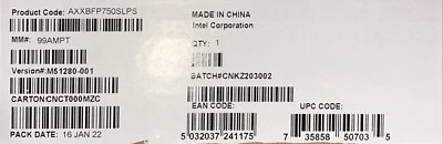 Intel AXXBFP750SLPS 750W Slimline Power Supply NEW OPEN BOX - Image 1 of 4