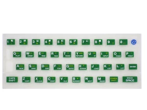 Gummimatte Tastatur grün fluoreszierend für Sinclair ZX Spectrum 16k / 48k - Bild 1 von 1
