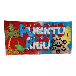 Puerto Rico Beach Towel Taino Sol Boricua - Picture 1 of 1