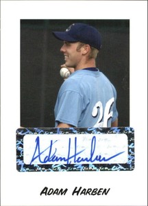 2004 Just Rookies Autographs #33 Adam Harben/825