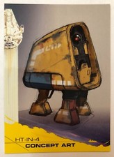 2018 Topps Solo Star Wars Story #92 HT-IN-4 Concept Art YELLOW NrMint-Mint