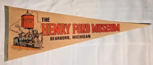 Banderín de fieltro de papel de viaje de 23"" de colección The Henry Ford Museum Dearborn, MI - Imagen 1 de 24