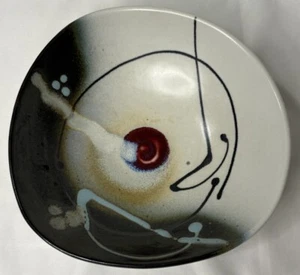 Loren Lukens Schale Abstrakt Studio Kunst Keramik Signiert - Bild 1 von 18