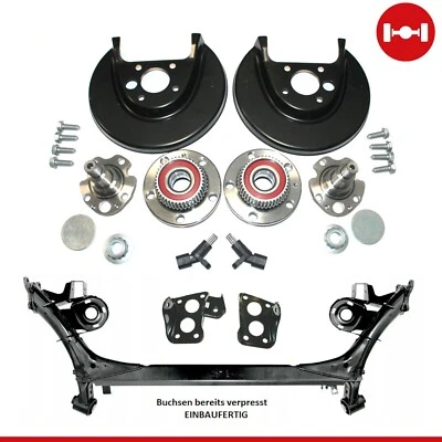 NEU Hinterachse fur Golf 4 Audi A3 Seat Leon Skoda Octavia Komplett mit Halter - Bild 1 von 4